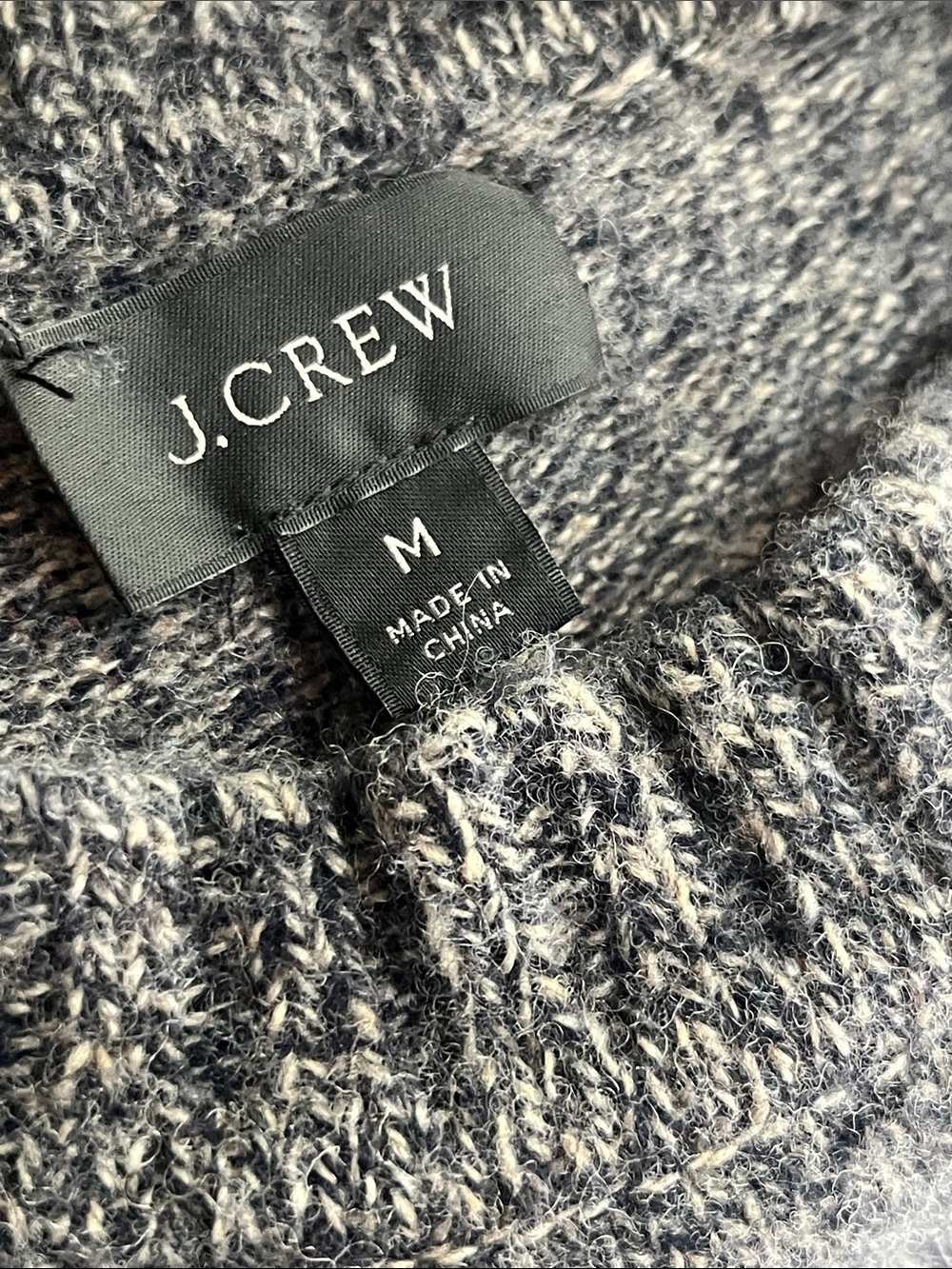 J. Crew Gray Heathered Knit Crewneck Sweater - Picture 3 of 5